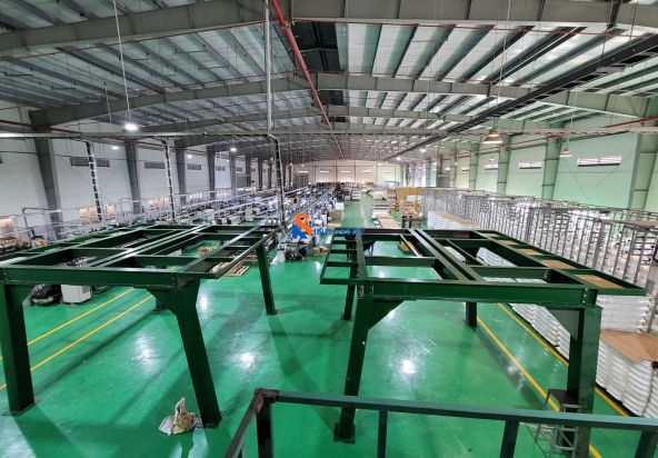 Sàn thao tác nhà máy dệt tân uyên